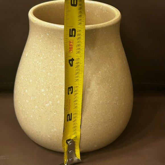 NWT Vintage Speckled Bud Flower Vase Farmhouse Planter Cottagecore Pot - Picture 6 of 6